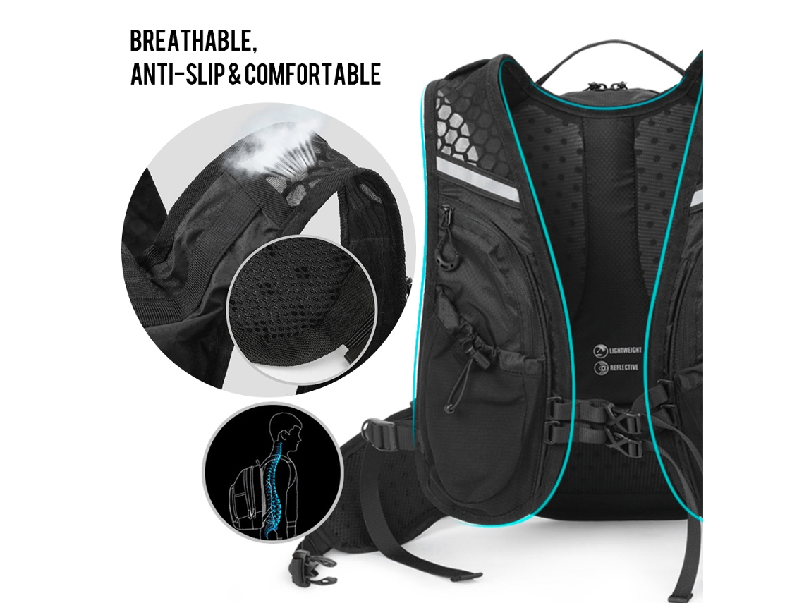 Mochila Ultraligera De 12 Litros Para Actividades Al Aire Libre: Correr, Ciclismo, Acampar Y Senderismo. Mochila Deportiva Unisex Transpirable.