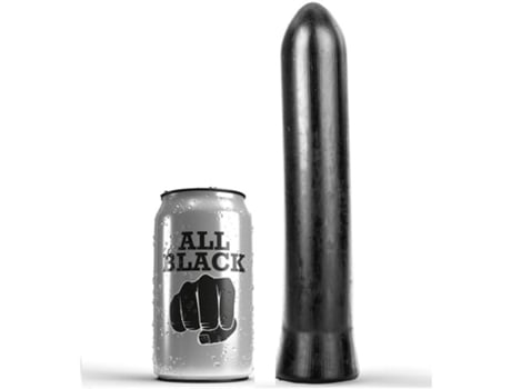 Estimulador ALL BLACK Dildo (22 cm)