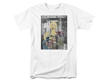Camiseta ROCKINSTONE 123 Barrio Sésamo (M)
