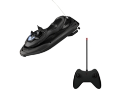Lancha Teledirigida De Alta Velocidad Para Niños Y Adultos, Mini Barco De Juguete Negro, 4 Canales.