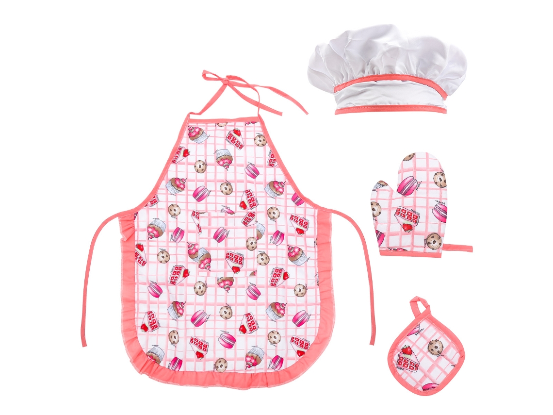 Juego de cocina de juguete Mdug (4 piezas)