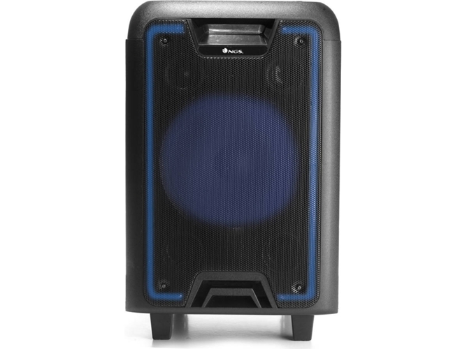 Altavoz Ngs Premium wild metal negro 120w bluetooth 120w4500mah batmicrousbaux trolley usb radio 2 4h.