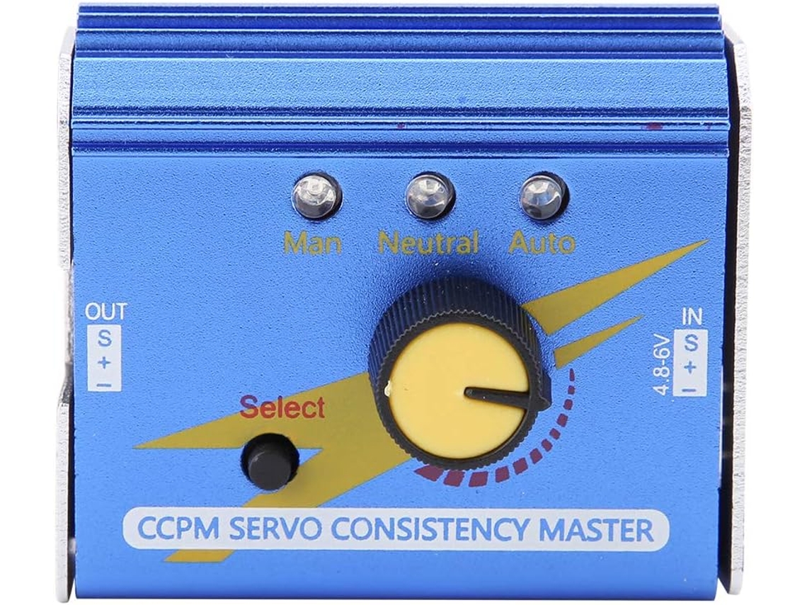 Comprobador De Servos Ccpm De 3 Canales Para Aviones Y Helicópteros Radiocontrolados.