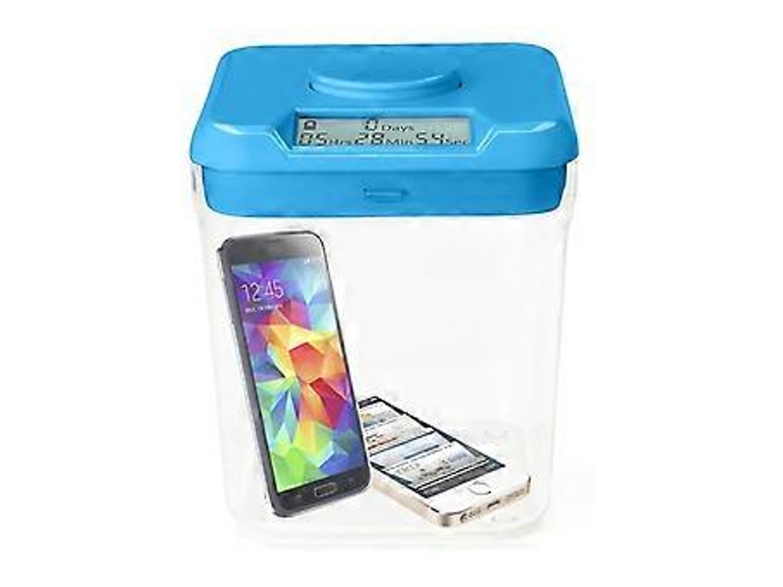 Contenedor Time Lock, caja Time Lock para teléfonos móviles, refrigerios y otros artículos no deseados--(,)
