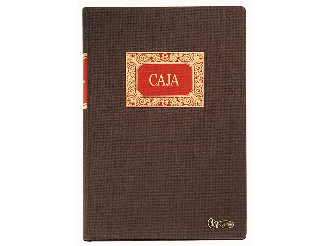 Libro de Cuentas MIQUELRIUS 4021 Marrón A4 100 Hojas