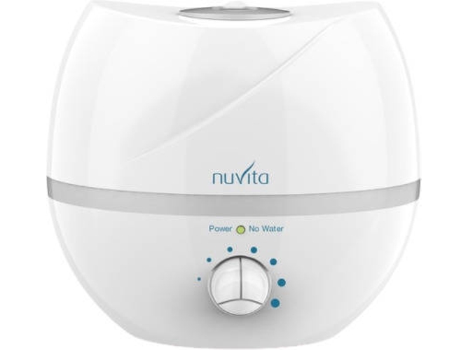 Humidificador Nuvita Vapor frio 1823 ariasana 2 de tecnología iones plata accesorio seguro y silencioso para apagado marca europea 14760