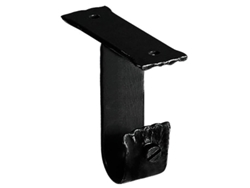 Soporte techo forja ø 28 mm. negro juego 2 piezas