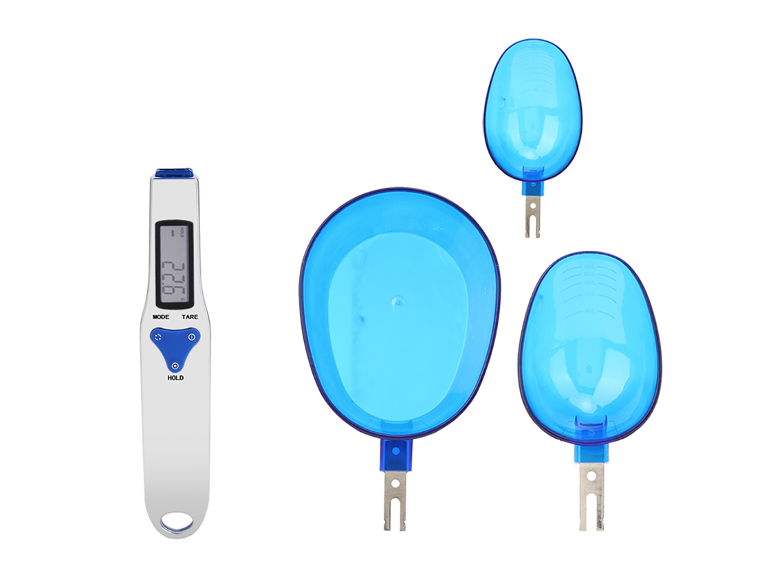 Balanza De Cocina Digital Portátil Con Pantalla Lcd, Capacidad De 500 G/0,1 G, Con 3 Cucharas Medidoras (una Cuchara).