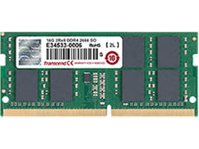 Memoria RAM DDR4 TRANSCEND TS2GSH64V6B (1 x 16 GB - 2666 MHz - CL 19)