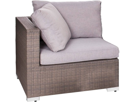Silla de Jardín LOLA HOME Marlene (66x86x86 cm - Rattan, Plastico - Marrón)