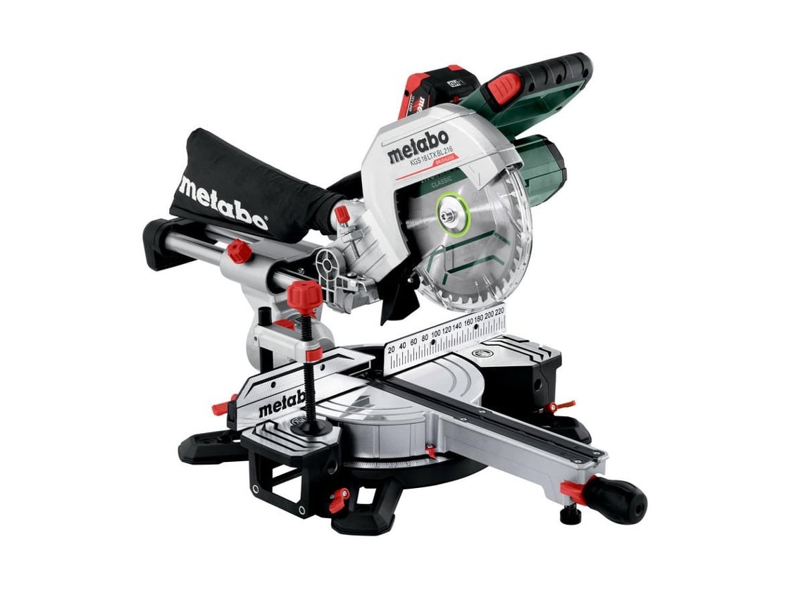 Sierra ingletadora Kgs 18 Ltx Bl 216 2x8,0ah Lihd Metabo