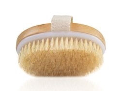 Cepillo Corporal Seco, De Cerdas Naturales, Cepillo Exfoliante Para Eliminar La Piel Muerta, La Celulitis Y Mejorar El Drenaje Linfático.