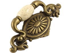 Tirador De Metal Estilo Retro Color Bronce Para Puerta De Armario