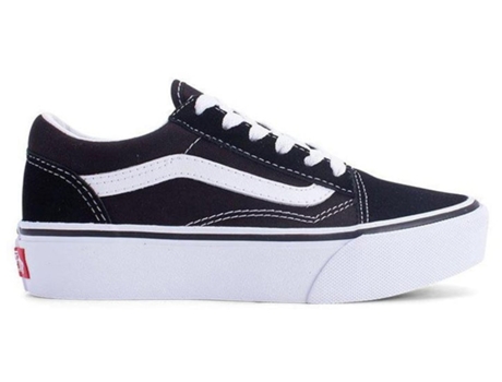 Zapatillas VANS Old Skool Platform - Niños (33 - Negro)