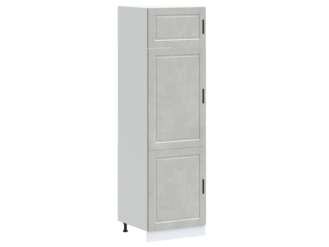Mueble de cocina Porto, derivados de la madera, gris cemento, EXCLUSIVO DE LA CASA