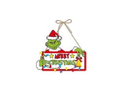 Adorno Navideño Colgante El Grinch Para Puerta Interior Decoración Festiva Navidad D