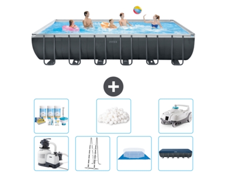 Piscina Tubular INTEX 26364GN-CB45 (31805 L - 366x132cm)