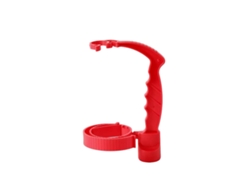 Soporte Regulable Rojo Para Botellas Y Garrafas De Aceite, Mango Práctico Para Verter Líquidos.