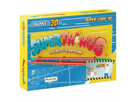 Puzzle 3D BIGBUY KIDS Superlogo Superthings (Edad Mínima Recomendada: 3 años)