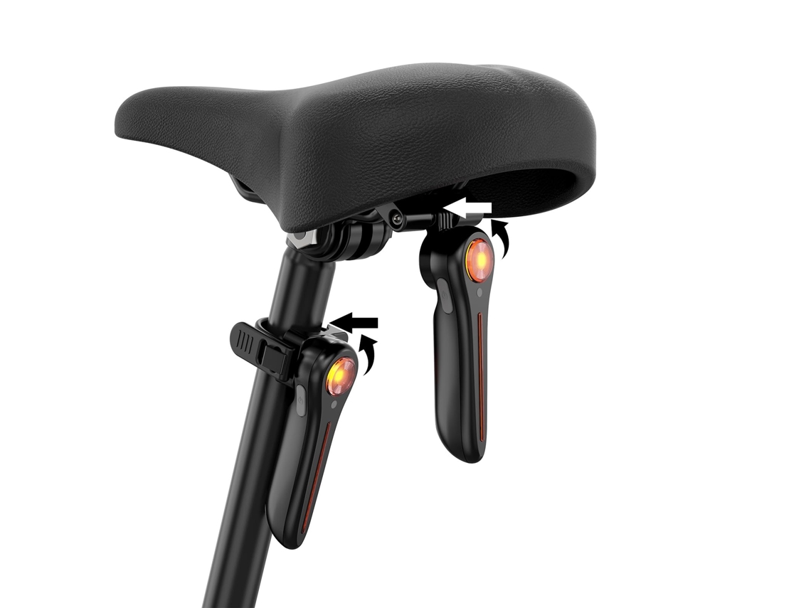 Luz Trasera Inteligente Para Bicicleta, 120 Lúmenes. Sensor De Freno, Encendido Y Apagado Automático, Impermeable, Recargable Por Usb, Luz L
