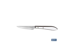 Pack 3 Cuchillo Chuletero Microdentado Hoja 10cm Modelo Gulash Blanco