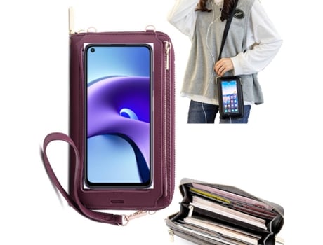 Carcasa Xiaomi Redmi Note 9T Touch Rojo Vino