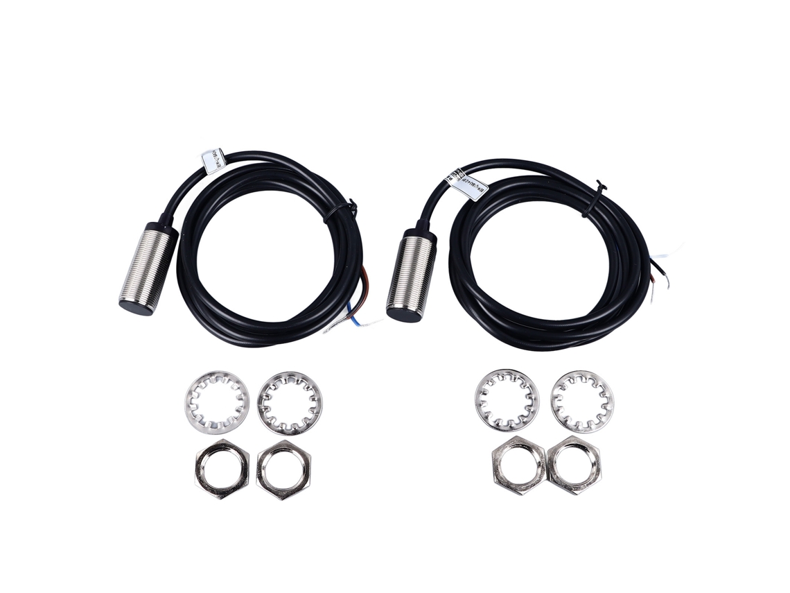 2 Sensores De Proximidad Inductivos De 4 Mm Pnp No De 3 Cables Para Detector De Metales En Automatización