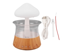 Humidificador Con Difusor De Aromas Rain Cloud Y Luz Led Para Aceites Esenciales De Aromaterapia En El Dormitorio.