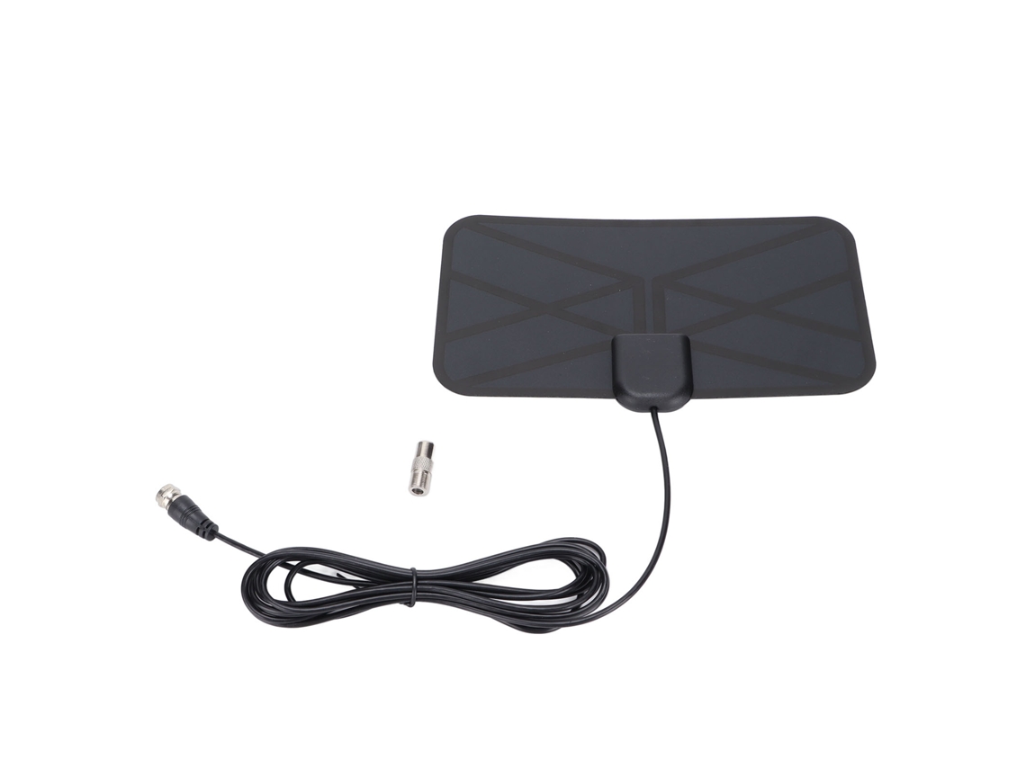 Antena De Tv Digital Interior Con Amplificador De Señal Compatible Con Canales Gratuitos 4k 1080p