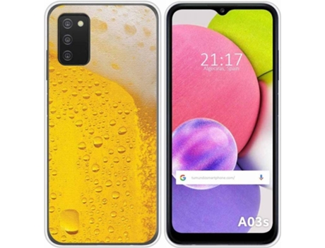Carcasa Samsung Galaxy A03s TUMUNDOSMARTPHONE Cerveza Multicolor