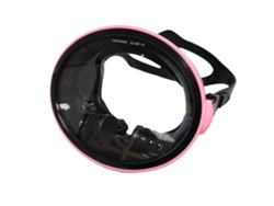 Máscara de buceo Hexinyigjly, para pesca, apnea y snorkel, rosa.