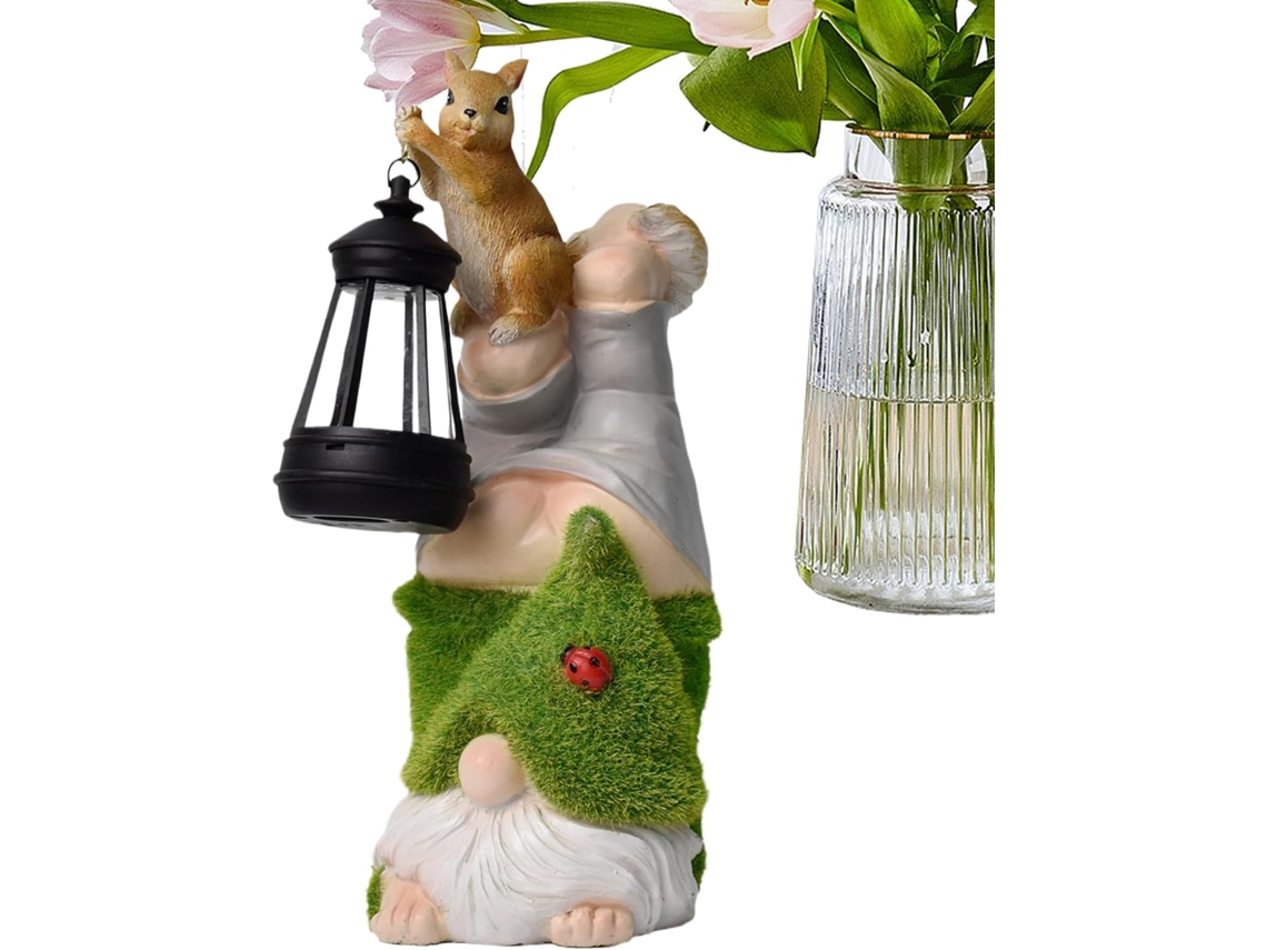Gnomos De Jardín Genéricos Para Uso Exterior Faroles Solares De Resina Y Estatuas Para Jardín: Esculturas De Resina,