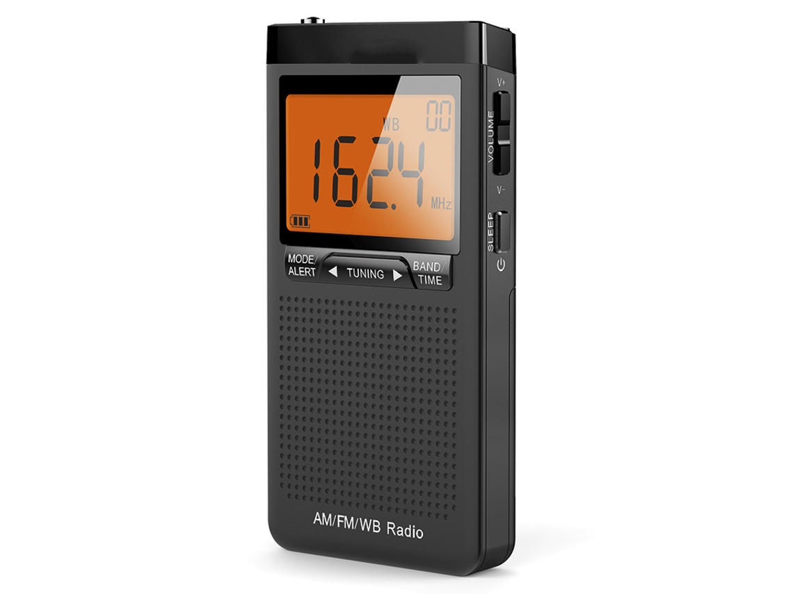 Radio AM/FM portátil Noaa Mini Mdug