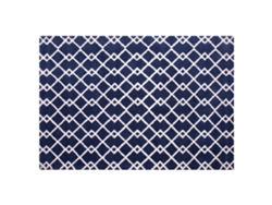 Alfombra de pelo corto BELIANI Serres de Poliéster Azul 140x200