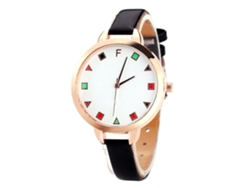 Relógio Analógico De Pulso De Quartzo Com Pulseira De Malha Impermeável Para Mulheres (ouro Branco)