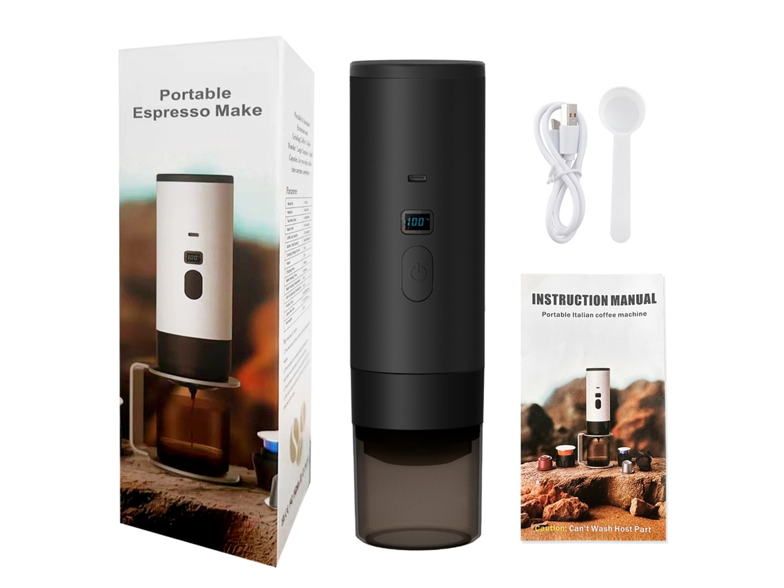 Cafetera espresso inalámbrica portátil (negra) Czhhmart