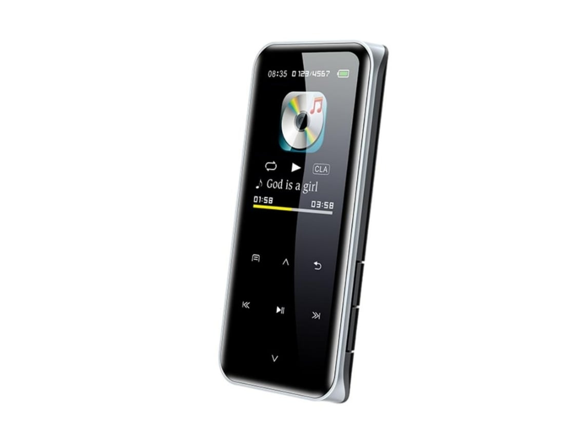 Tarjeta conectable Reproductor de Mp3 Reproductor de música con sonido sin pérdidas de alta fidelidad Reducción de ruido de alta definición Reproductor de audio Mp3 Bluetooth Negro YEMAESRE
