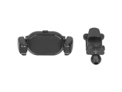 Soporte Para Teléfono Móvil Para Coche Mini Design Rollo Con Rotación De 360° Para Pantallas De 4 A 6,5 Pulgadas - Negro