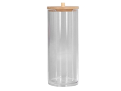 Dispensador Transparente De Discos De Algodón Con Tapa Para Guardar Maquillaje Y Discos De Algodón.