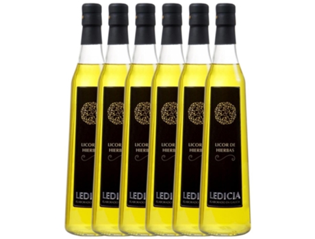 Cachaza NOR-IBERICA DE BEBIDAS Nor-Iberica De Bebidas Ledicia De Hierbas (0.7 L - 6 unidades)