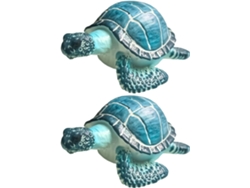 Tapa de tornillo para asiento de inodoro, accesorio de baño con forma de tortuga, tapa de asiento de inodoro Slowmoose (2 piezas)