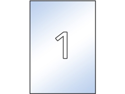 Etiquetas Adhesivas Transparentes con Purpurina APLI (Transparente - 210 X 297 mm)