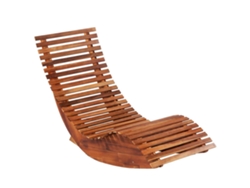 Pack 2 Uds Tumbona | Tumbona De Exterior | Sillas Mecedoras Madera Maciza De Acacia Wsd405846
