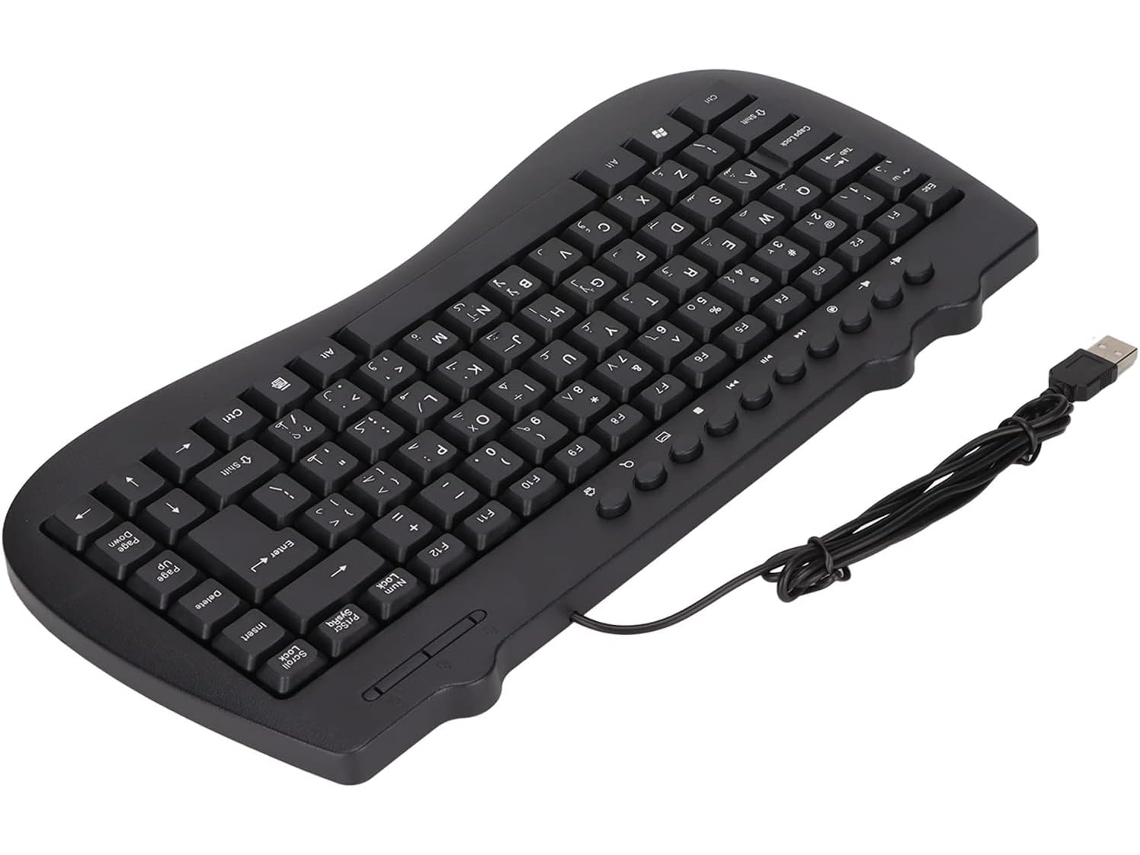 Mini Teclado Con Cable, Clics Silenciosos, Diseño Duradero, Conectar Y Usar.