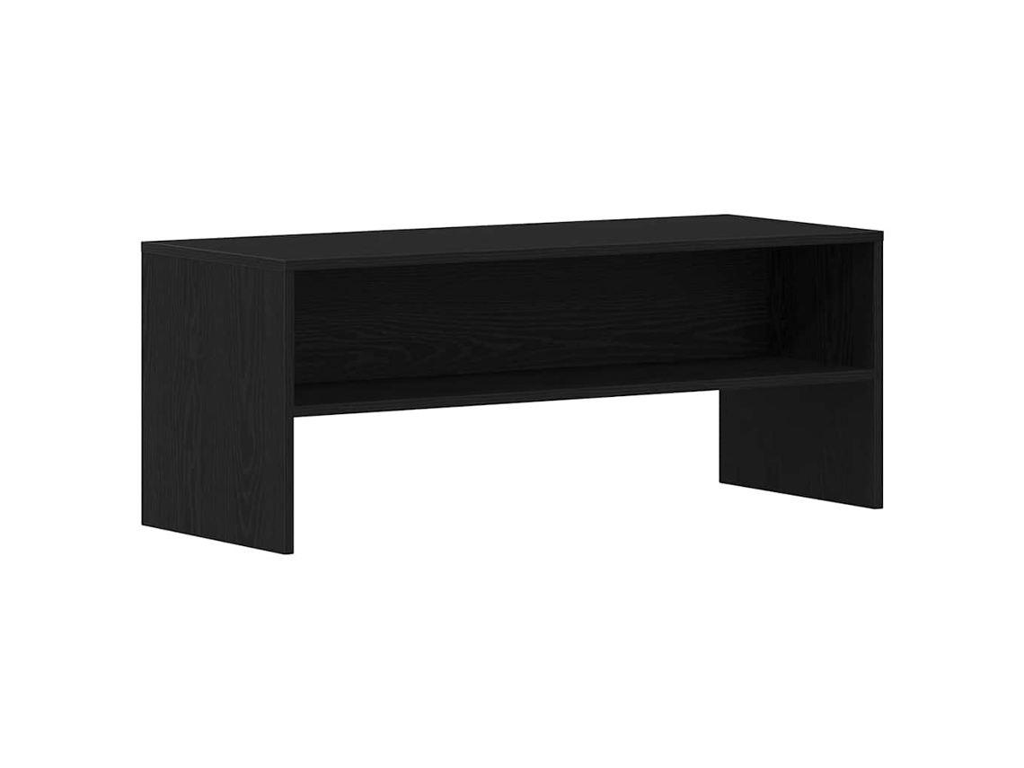 Maison Exclusive - Mueble Para Tv Madera Contrachapada Roble Negro100x40x40 Cm