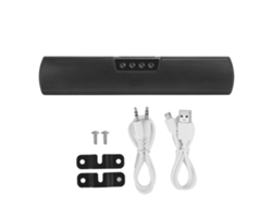 Hxsj Q3 Soundbar Inalámbrico Bluetooth 5.0 Altavoz Estéreo Hifi Para Teatro En Casa