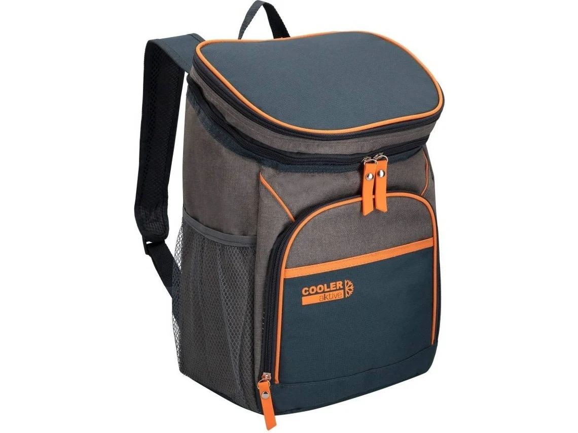 Mochila Térmica AKTIVE (Negro - Poliéster - 26x20x38 cm - 15 L)