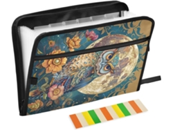 Besportble Organizador De Archivos Expandible Con Diseño De Búho Y Cremallera 36.1 X 26.9 X 2 Cm 36.1 X 26....
