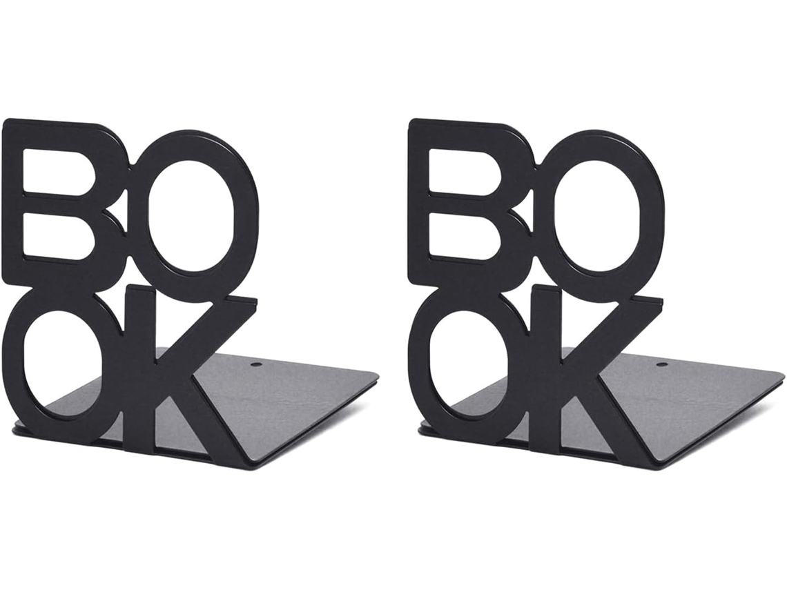 Sujetalibros De Metal - Soportes Para Libros, Extremos Decorativos, Organizadores