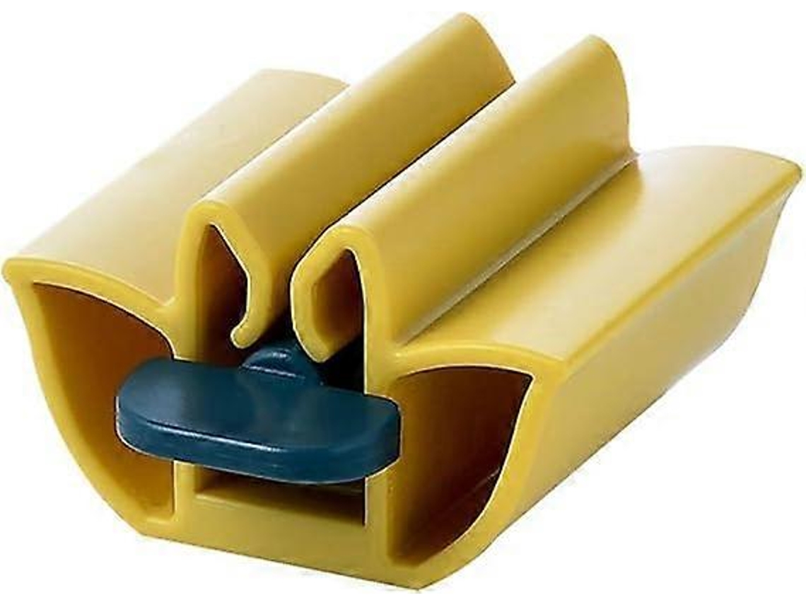 Exprimidor de pasta de dientes, limpiador facial multifuncional, exprimidor manual, dispensador con clip amarillo Rosewell